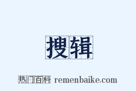 搜辑是什么意思的图片